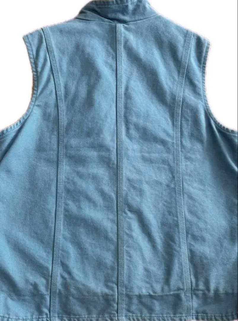 今日限定セール‼️Carhartt 青 ベストジャケット
