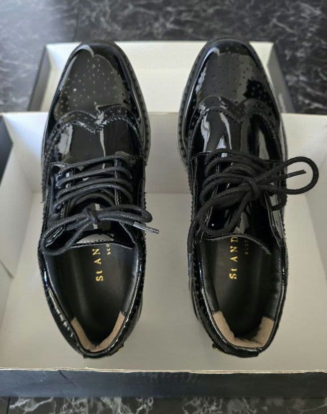 セントアンドリュース　厚底スパイクレスシューズ　レディース　ブラック