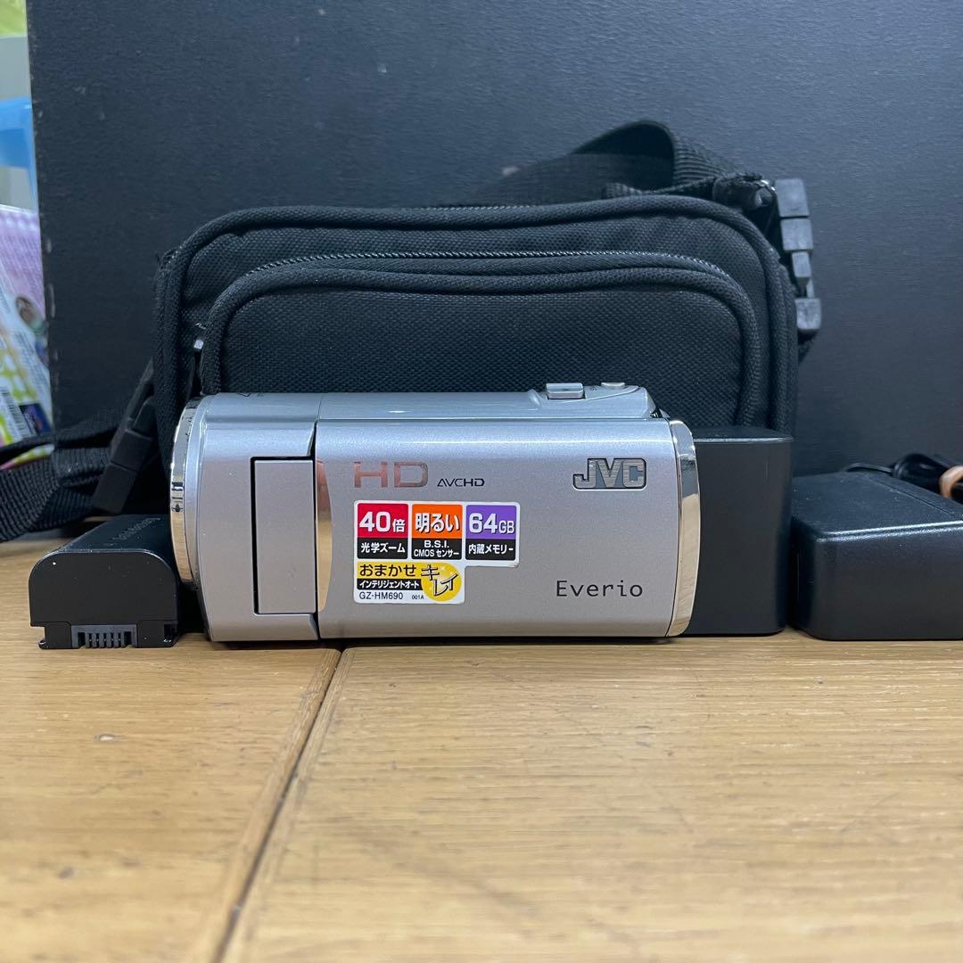 動作品 JVC GZ-HM690 ビデオカメラ ハンディカム