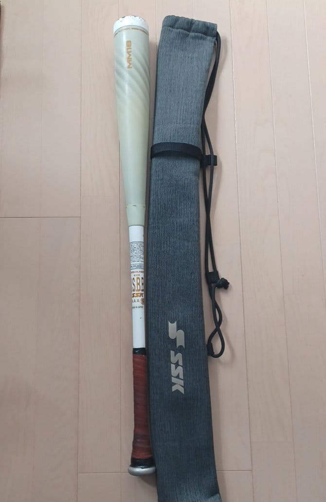 【希少】SSK一般軟式用バットMM18　2021年冬限定カラーホワイト　83cm