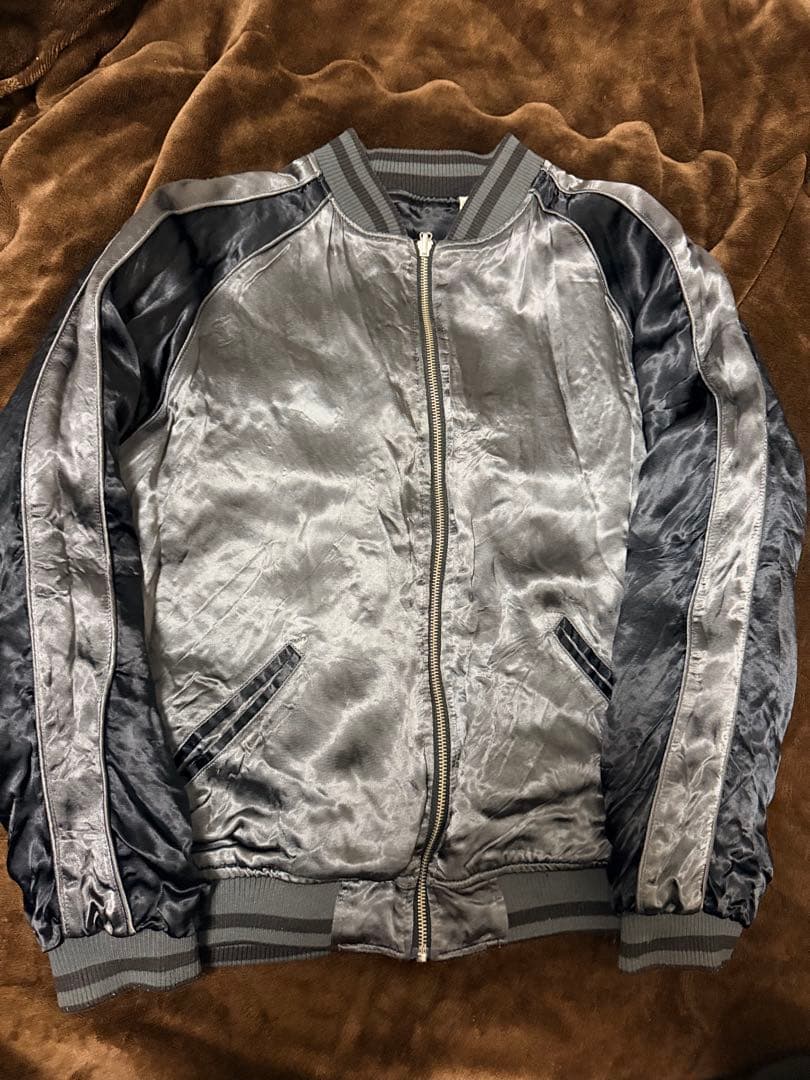 ２面用 絡繰魂 九尾の狐 日本限定 スカジャン レーヨン vintage