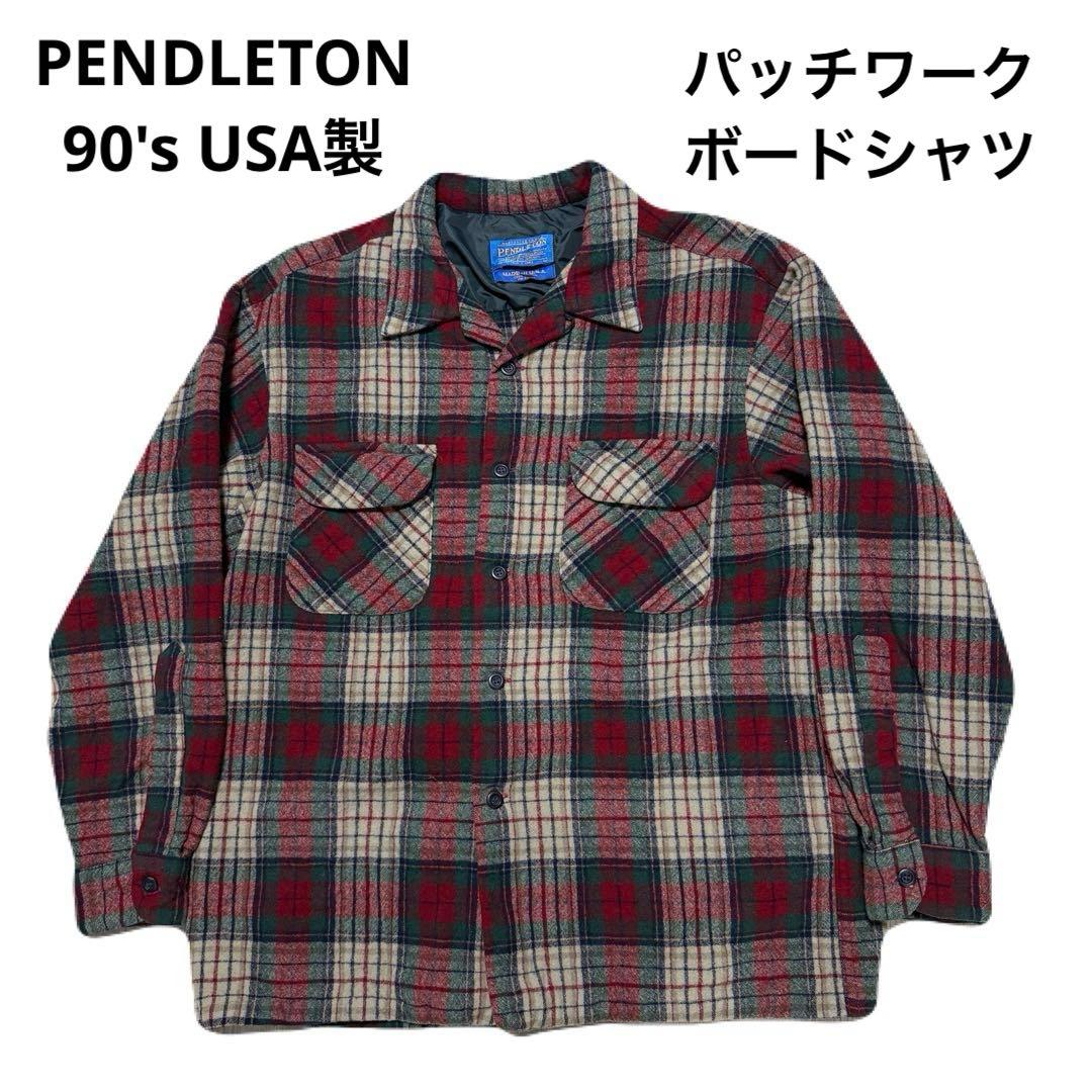 PENDLETON 90's USA製 ボードシャツ オープンカラー