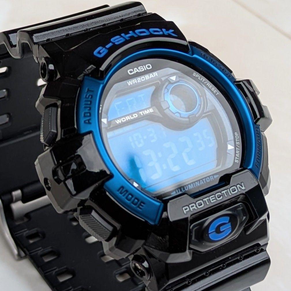 【新品同様】 CASIO GSHOCK ブルー/ブラック G-8900A黒青
