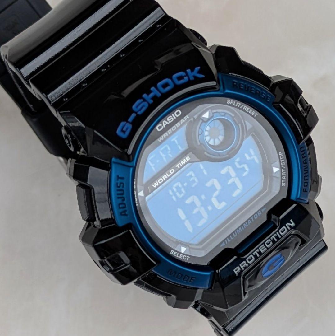 【新品同様】 CASIO GSHOCK ブルー/ブラック G-8900A黒青