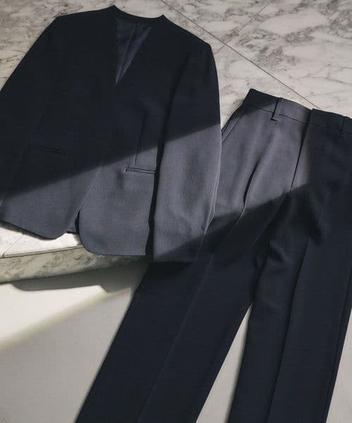 【限定価格】ROPÉ ビジネススーツ上下セット ネイビー