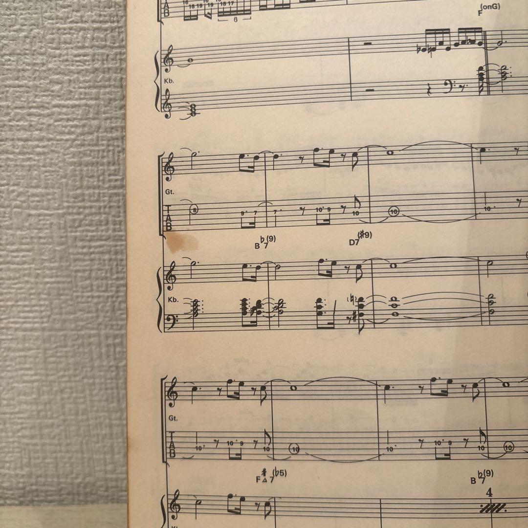 カシオペア CASIOPEA バンドスコア ／ミントジャムズ Mint Jams