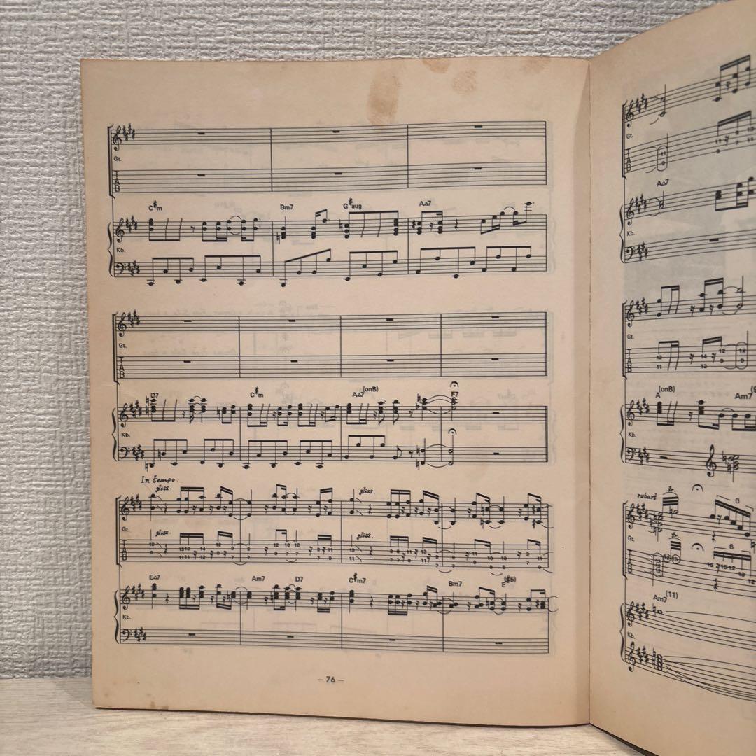 カシオペア CASIOPEA バンドスコア ／ミントジャムズ Mint Jams