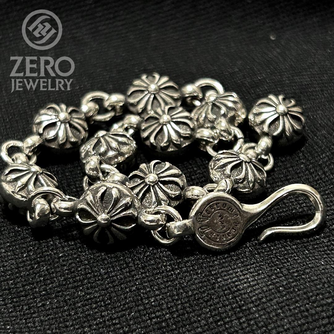 【⭐︎即日発送⭐︎】タイニークロスボール　ブレスレット　19cm