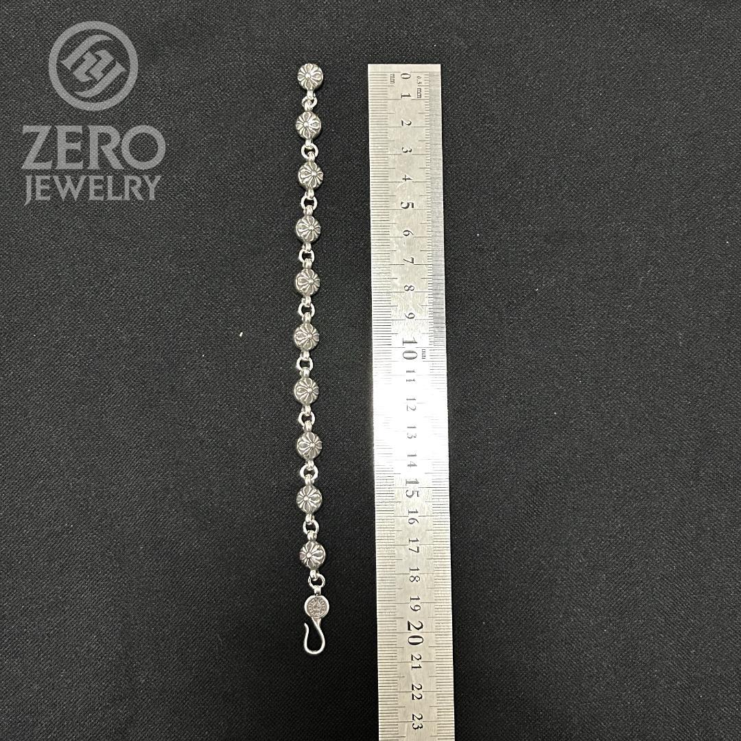 【⭐︎即日発送⭐︎】タイニークロスボール　ブレスレット　19cm