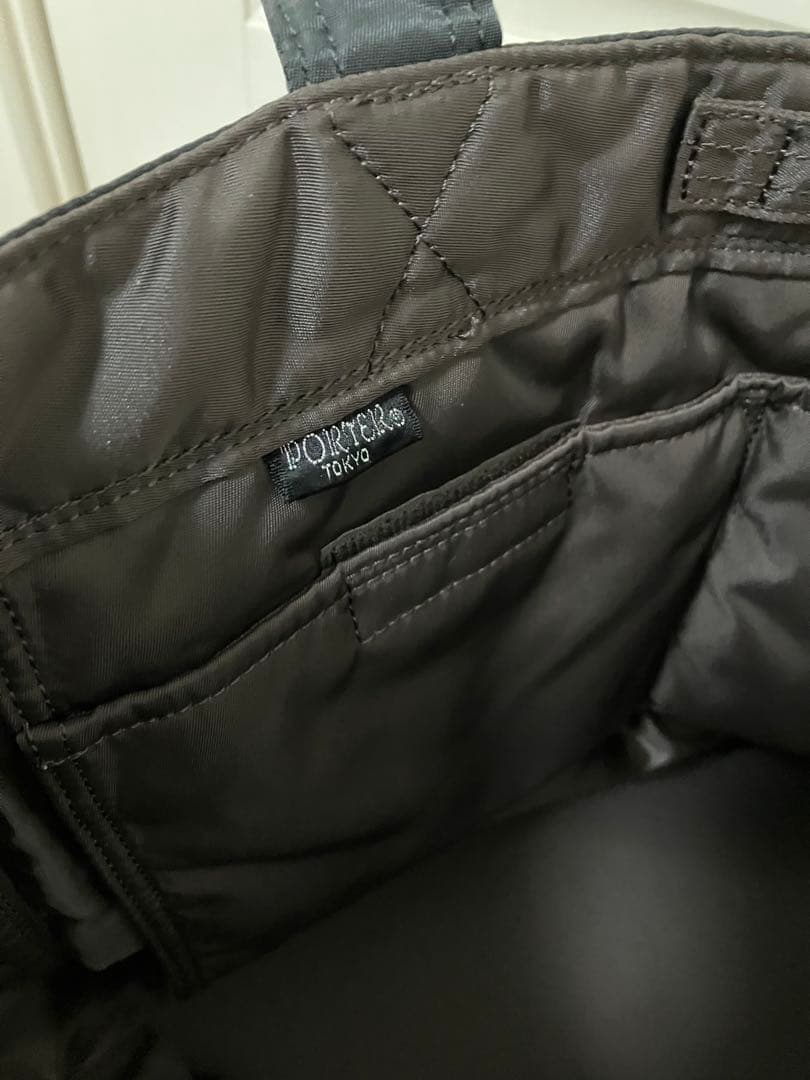 ポーター クリーム トートバッグL ブラック