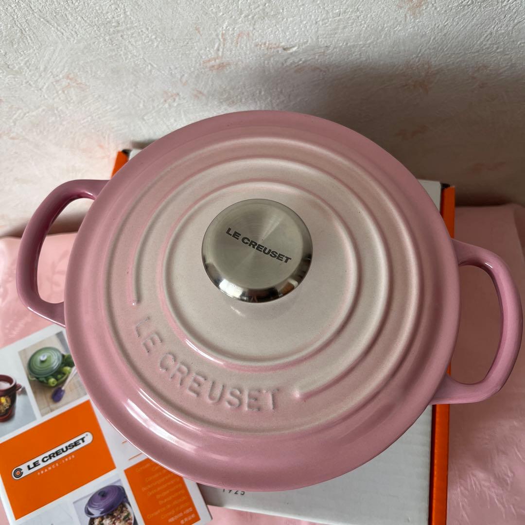 ルクルーゼ シグニチャーココットロンド18 ブーケピンク