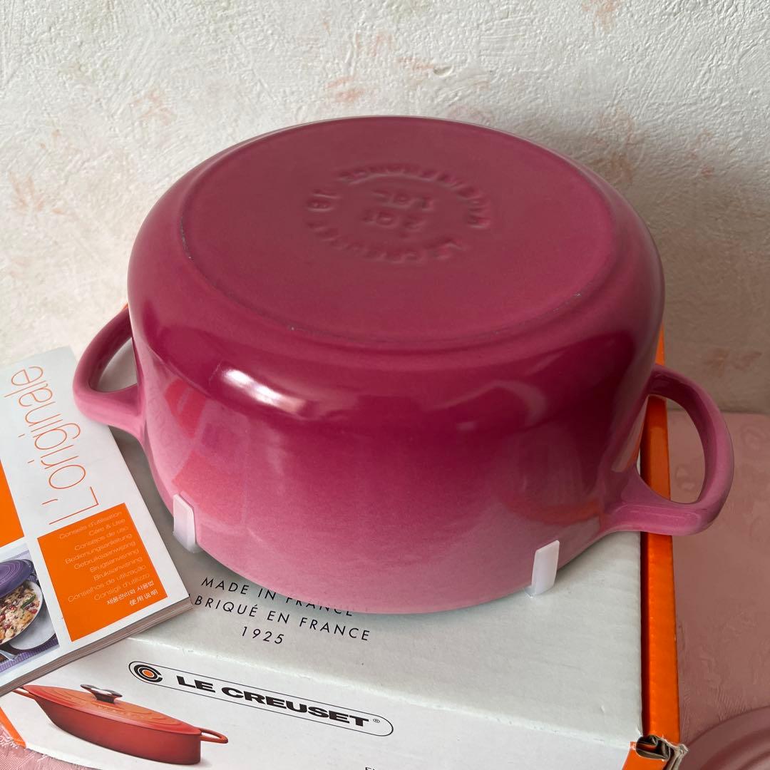 ルクルーゼ シグニチャーココットロンド18 ブーケピンク