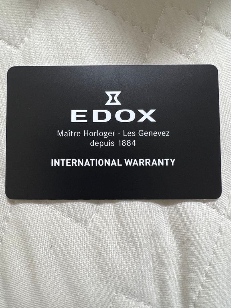 【極美品】EDOX クロノオフショア1 腕時計　クロノグラフ　クォーツ