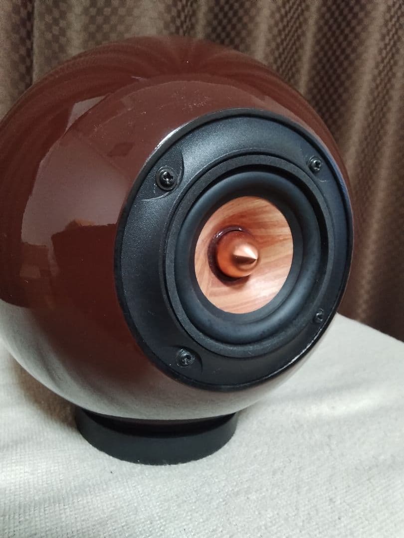 希少品 球体 ウッドスピーカー ツイーター スピーカー2個セット ツイーター