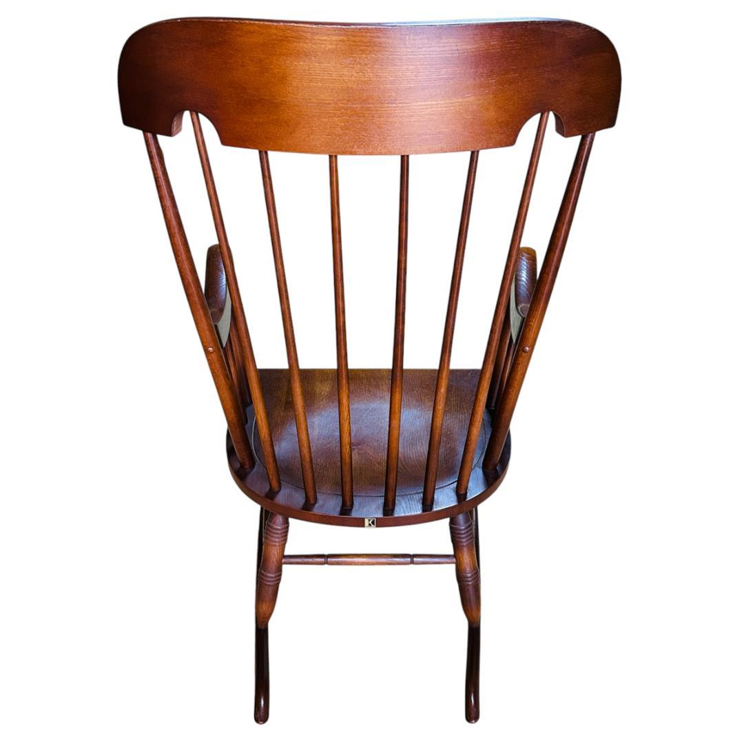 飛騨産業(HIDA) キツツキマーク 穂高 ロッキングチェア オーク材 揺り椅子