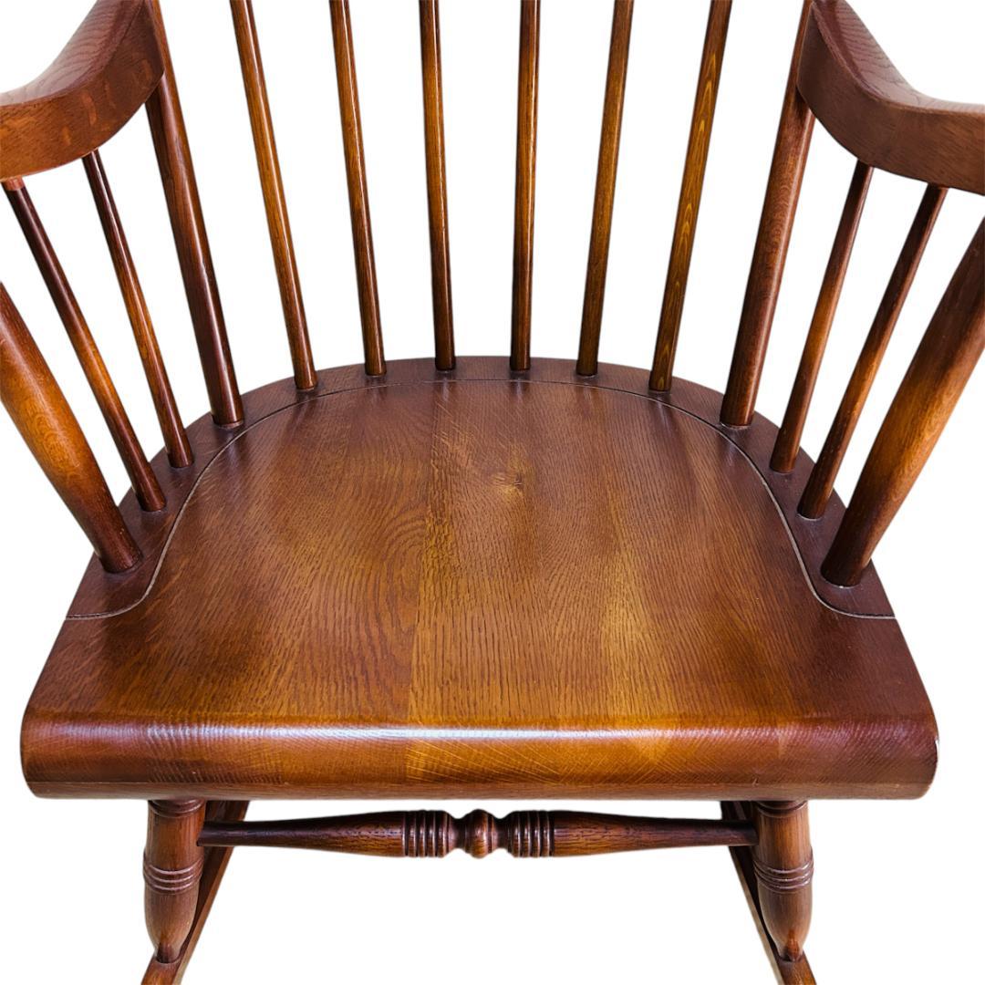 飛騨産業(HIDA) キツツキマーク 穂高 ロッキングチェア オーク材 揺り椅子