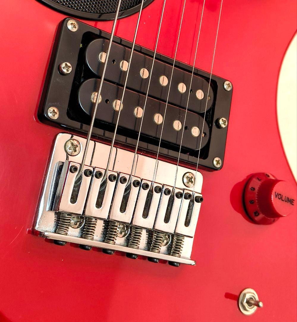 【超美品】ZO-3 レッド アンプ内蔵ミニギター 専用ケース付 ぞーさん