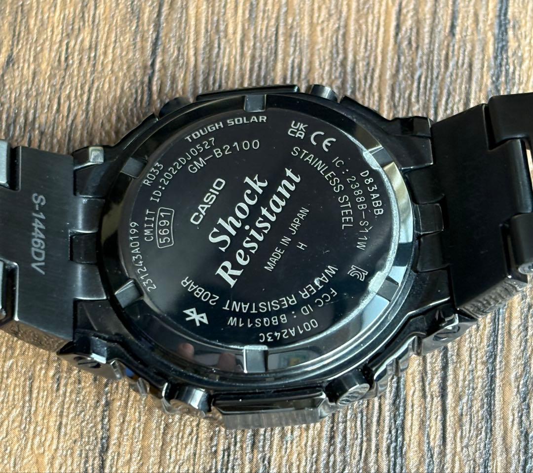 G-SHOCK GM-B2100BPC-1AJF タフソーラー　ブラック