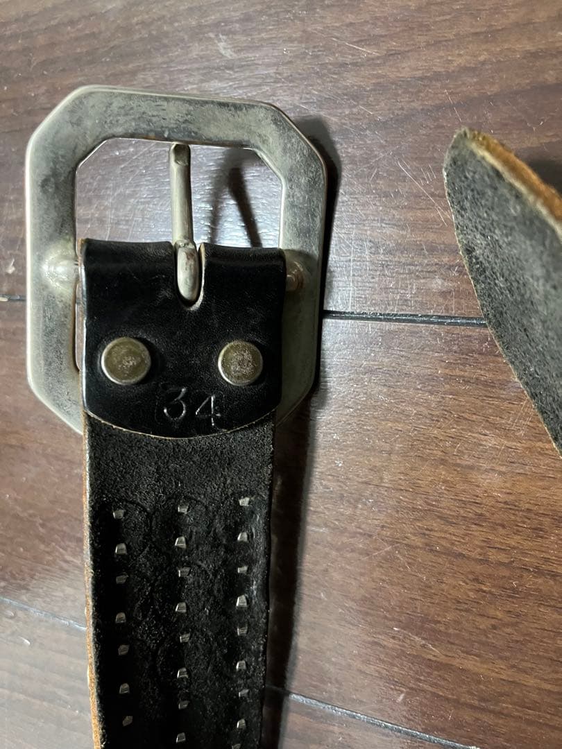 JEFF GALLA BELTS 英国製 オールドスタッズ　ベルト