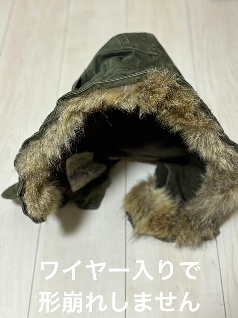 M-51,M-66用　コヨーテファー付きフード 米軍実物　美品