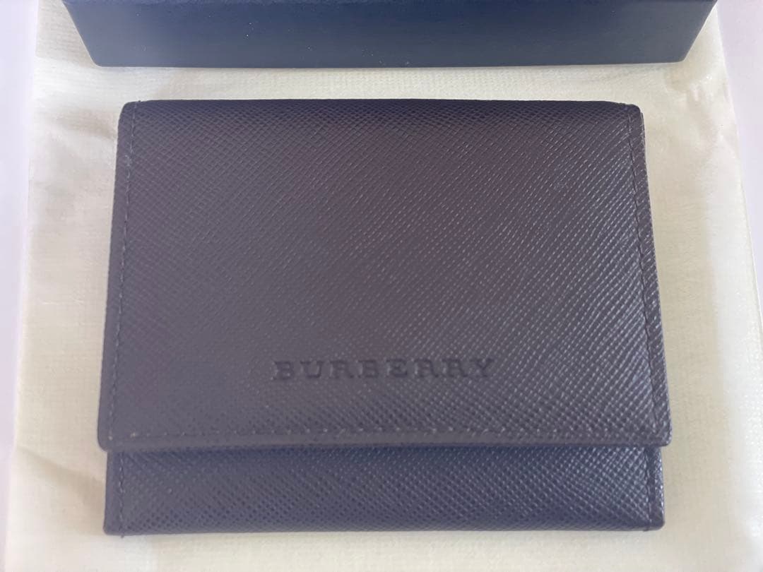 【極美品・箱＆保存袋付】バーバリー レザー ケース ブラウン