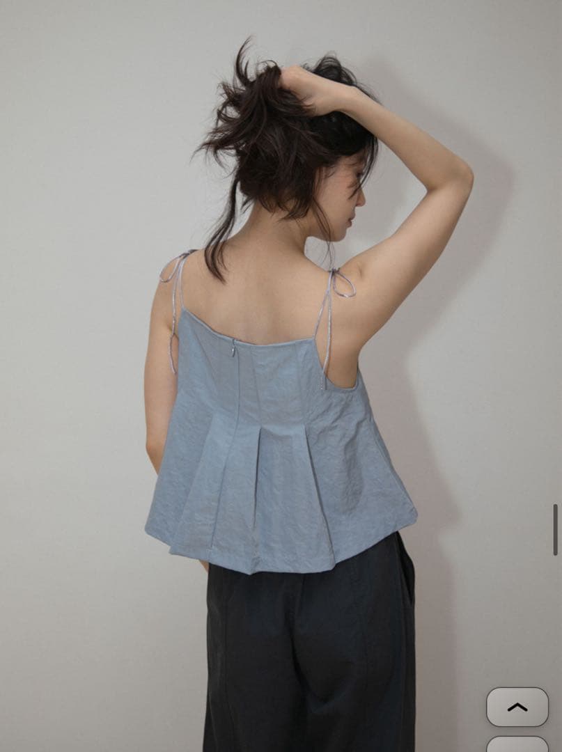 Ohotoro pleated cami top キャミソール