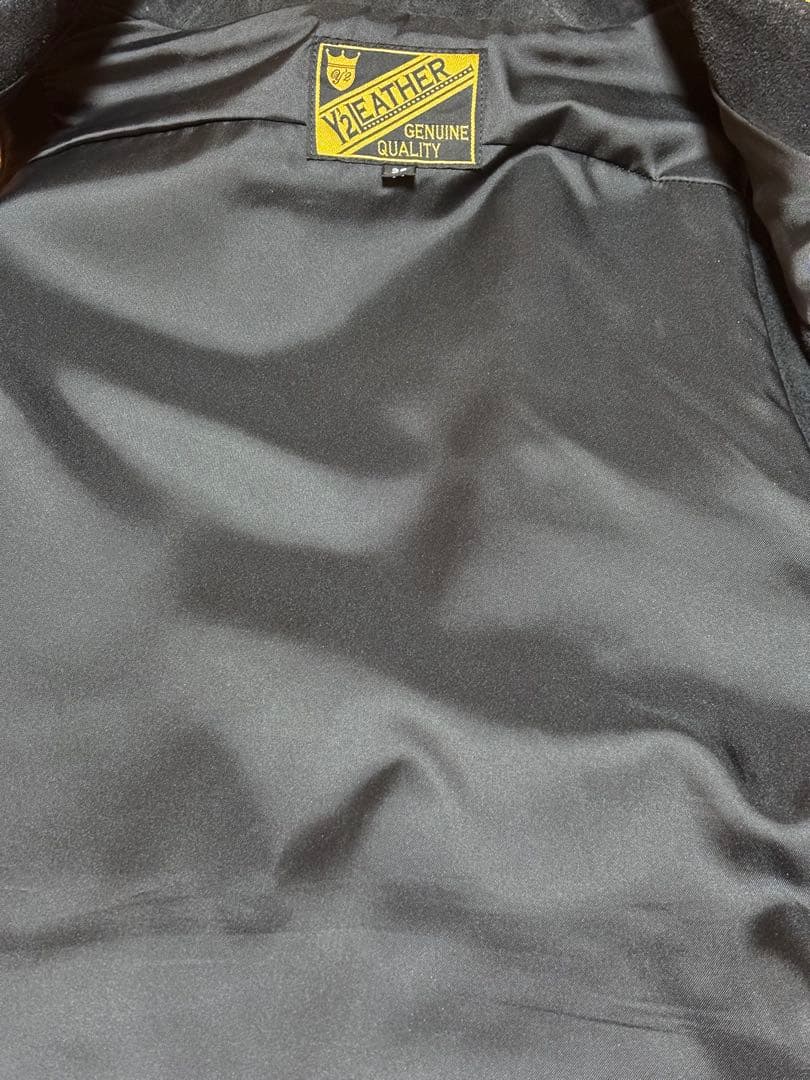 ワイツーレザー　Y'2 LEATHER スエードベスト　　　38