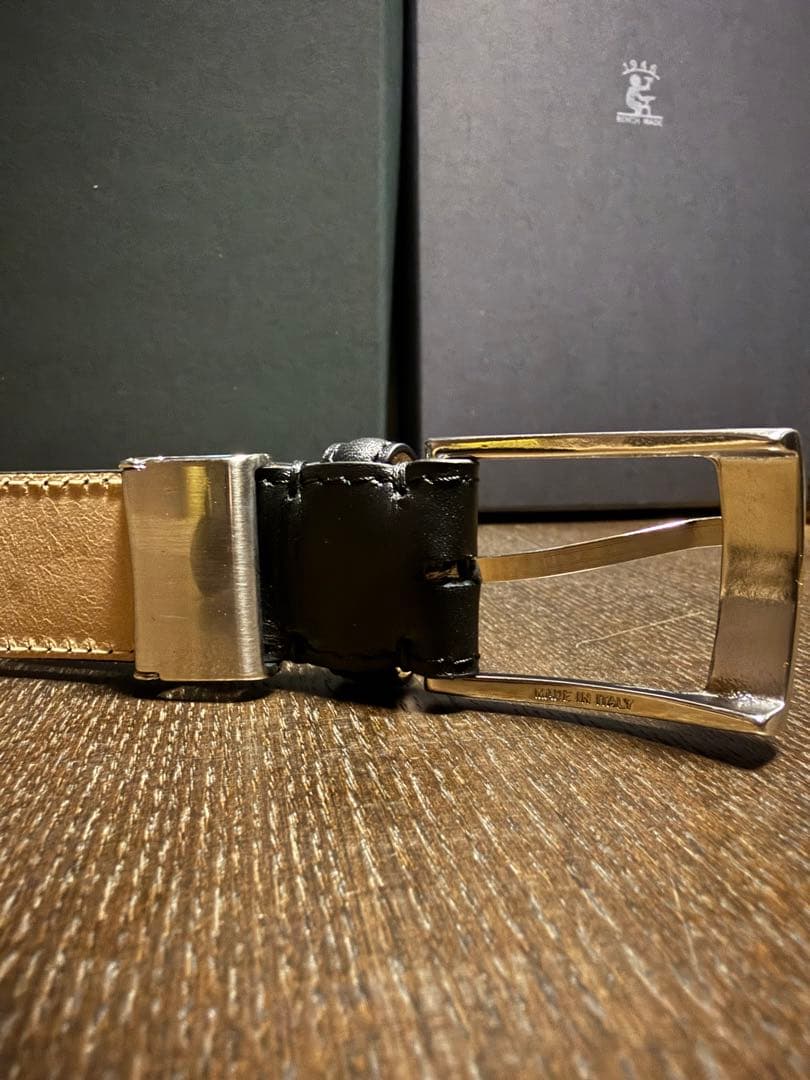 SCOTCH GRAIN ブラックスムースベルト　未使用