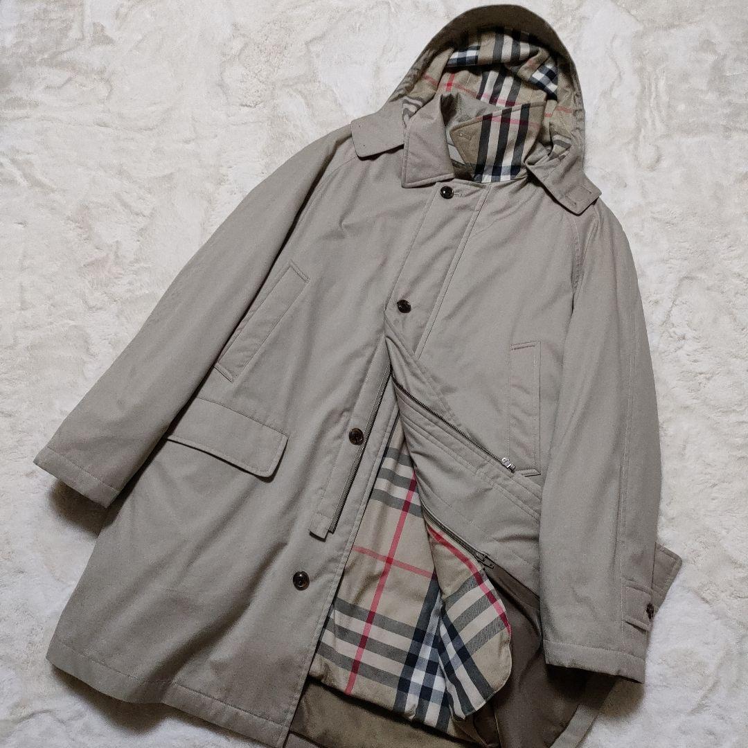 希少✨️美品 バーバリーロンドン ダウン ライナー 4way ステンカラーコート