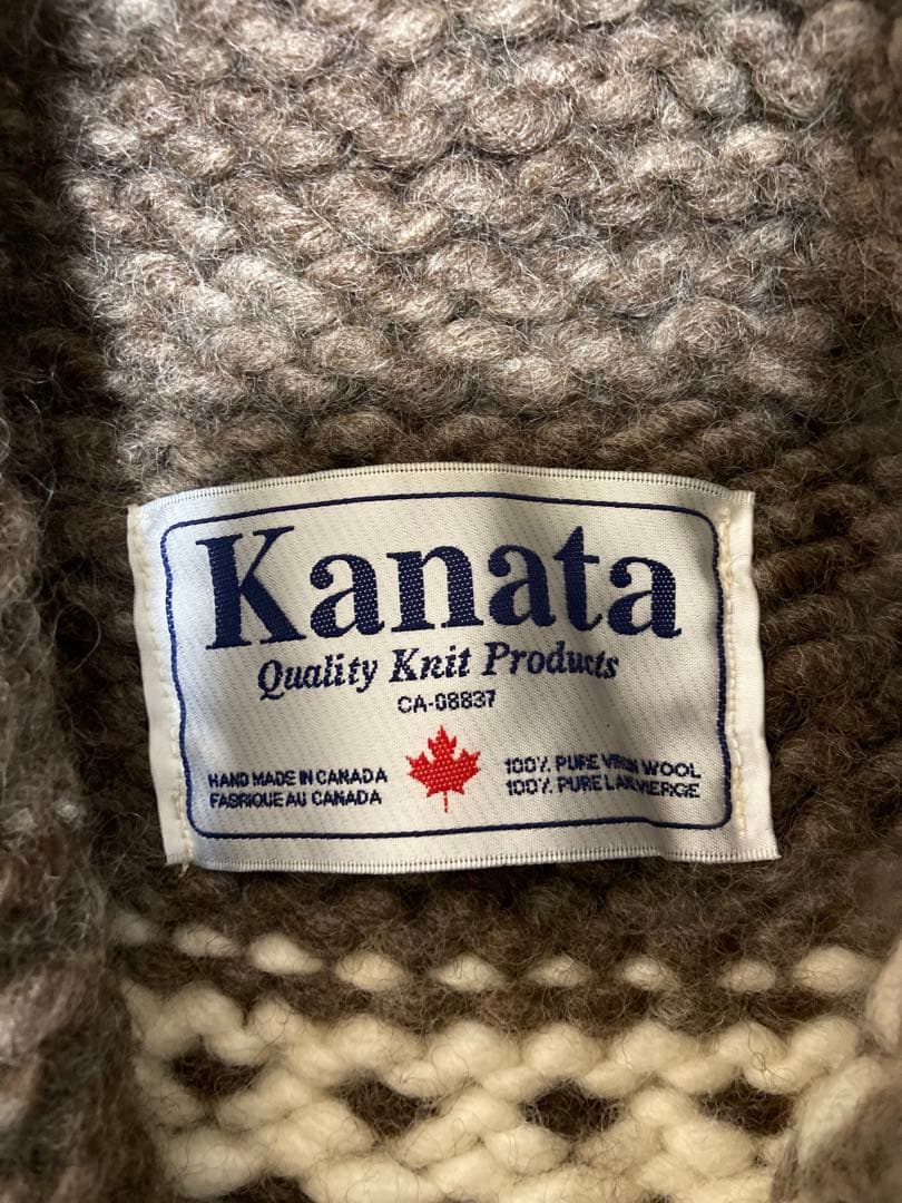 Kanata トナカイ柄カーディガン