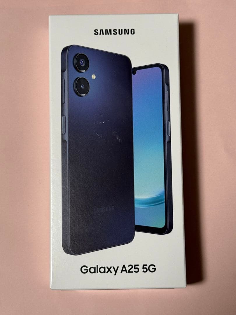 Samsung Galaxy A25 5G ブラック本体　新品、未開封