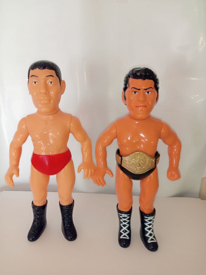 ジャイアント馬場・アントニオ猪木　メディコムトイ　ソフビ