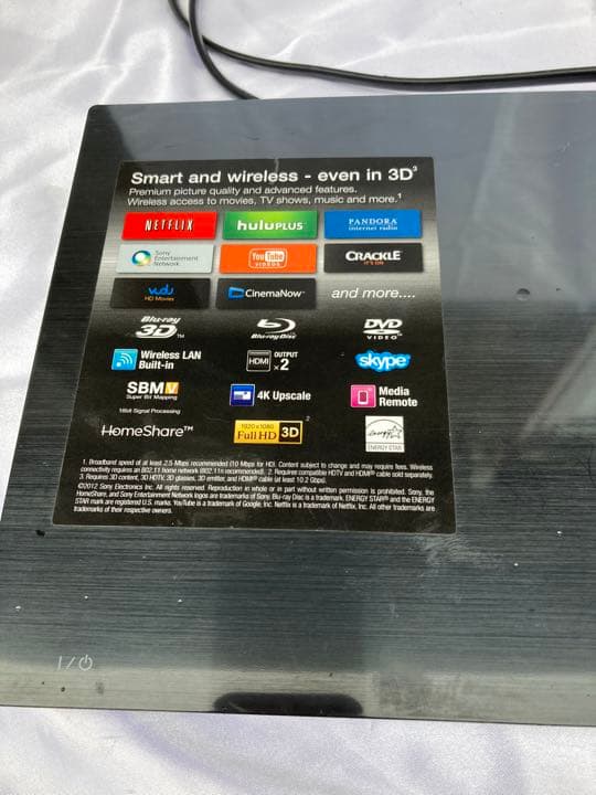 ソニー　BDT-S770 ジャンク品　037