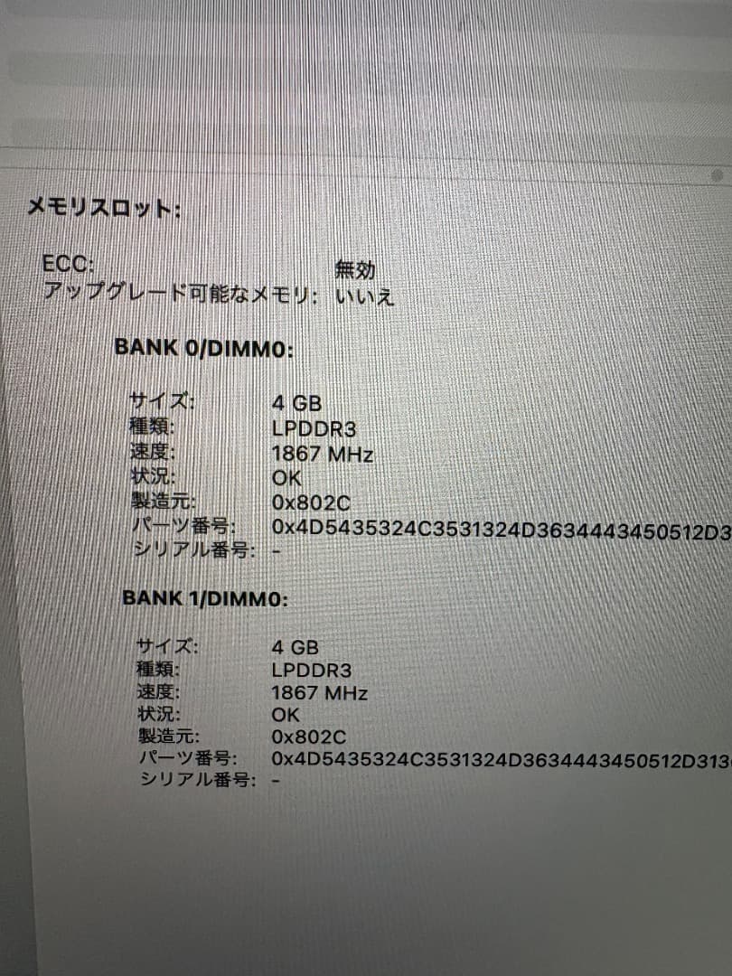 MacBook12 2017 m3 8GBSDRAM 256GBSSD 英配列