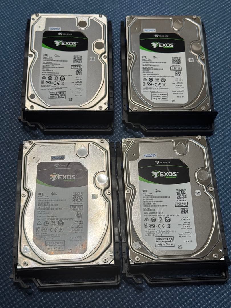 QNAP TS-453Be NAS 2.5GbE(2.5GBase-T)増設済み