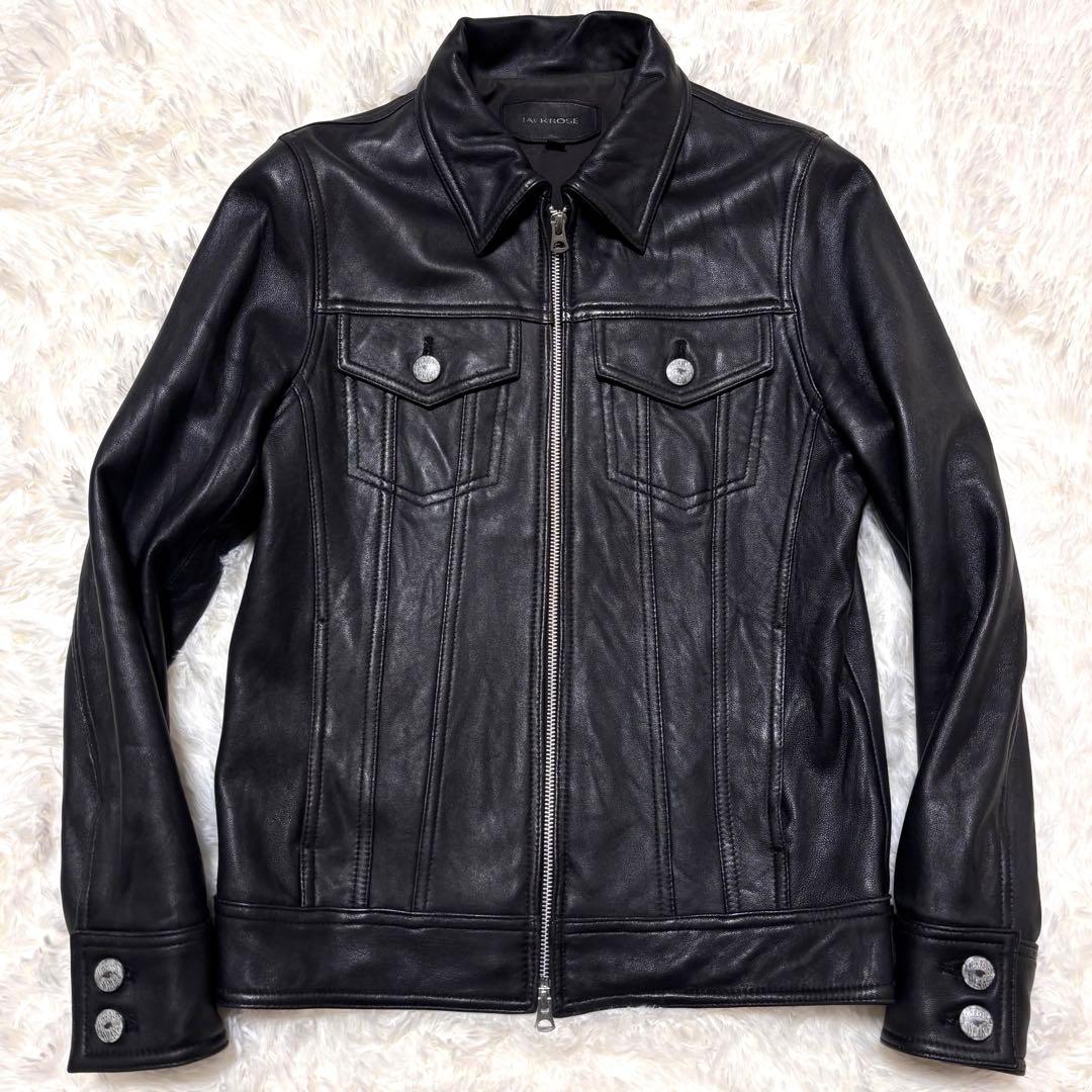 ✨良品✨JACKROSE　シープスキン　 トラッカー ジャケット　シングル