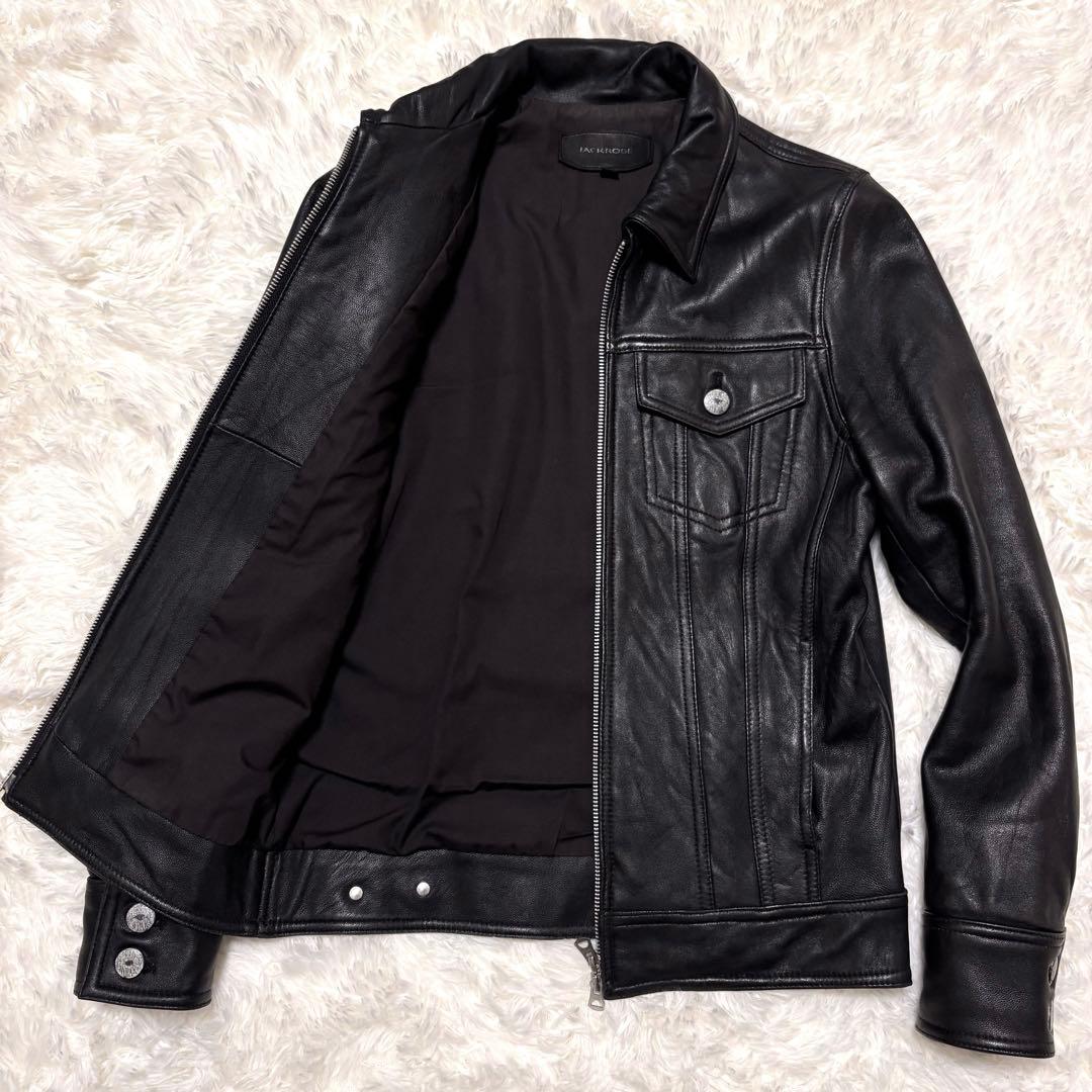✨良品✨JACKROSE　シープスキン　 トラッカー ジャケット　シングル