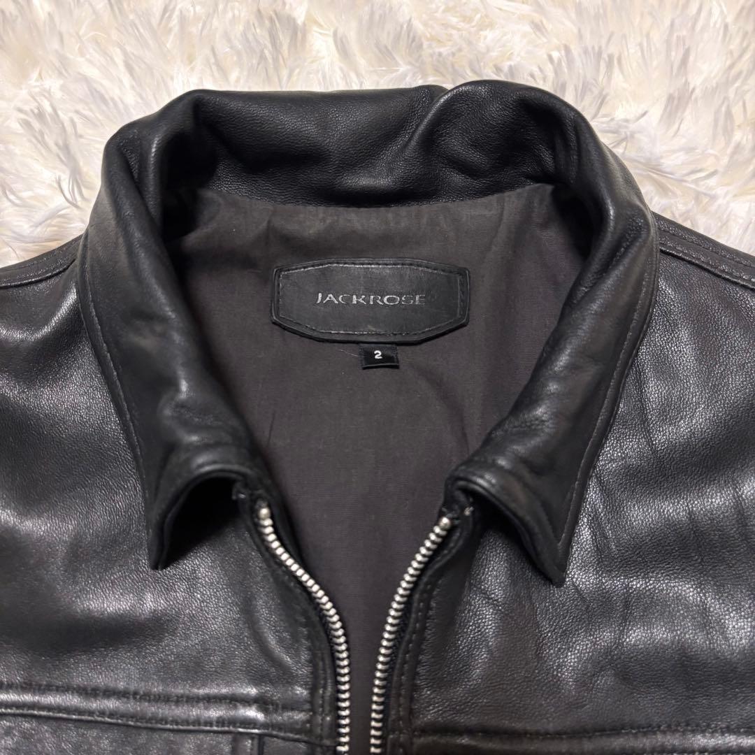 ✨良品✨JACKROSE　シープスキン　 トラッカー ジャケット　シングル