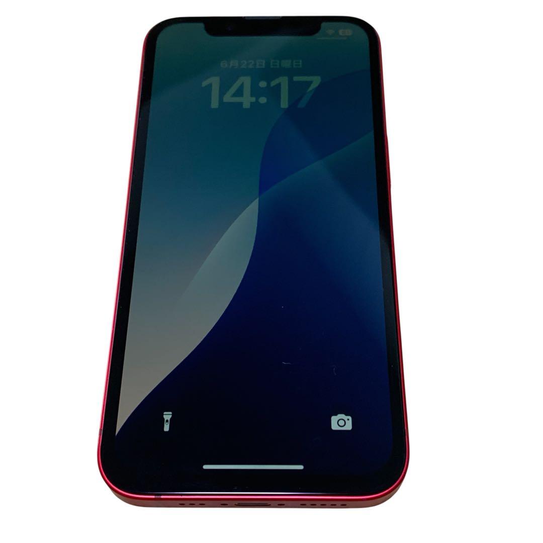 iPhone14 レッド 128GB 美品 SIMフリー バッテリー98%