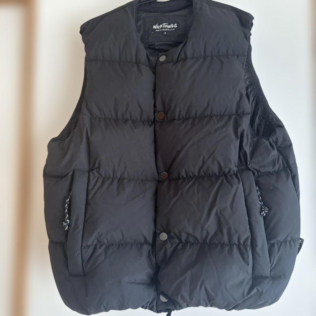 【美品】Shinzone × WILDTHINGS ダウンベスト ブラック