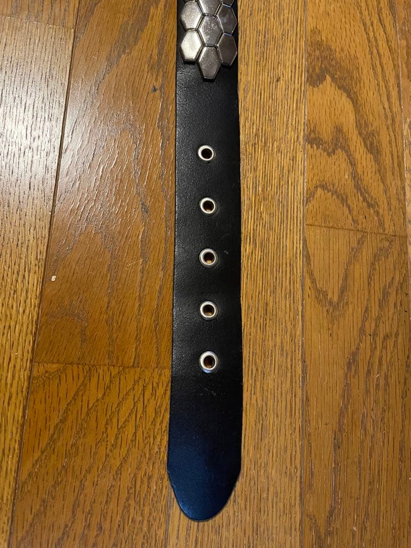 WENDY'S ヘキサゴン 3連レザーベルト