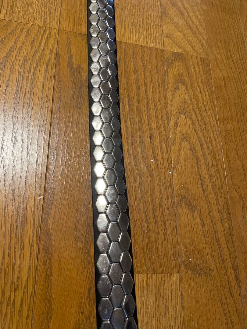 WENDY'S ヘキサゴン 3連レザーベルト