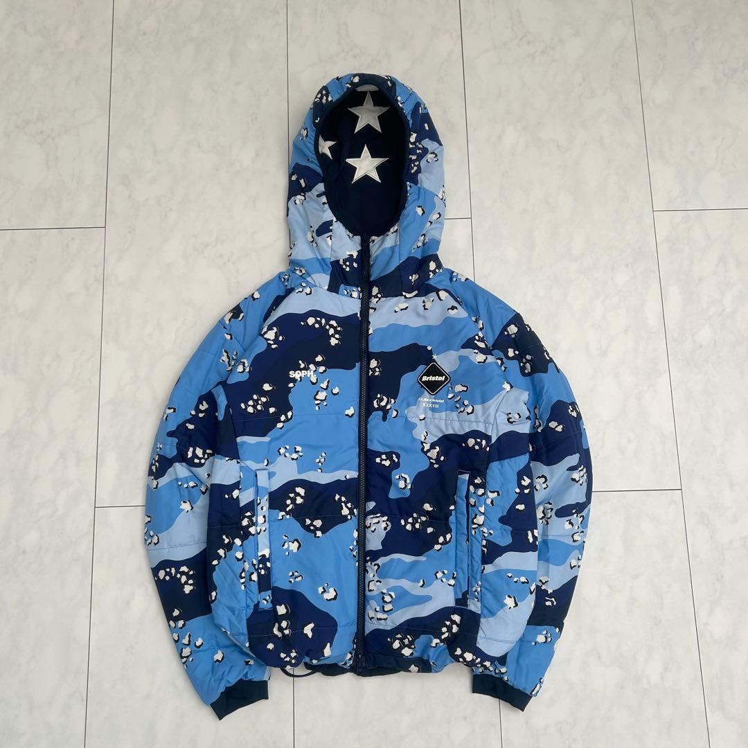 【人気】FCRB SOPH ナイロンジャケット　リバーシブル　総柄　ドローコード