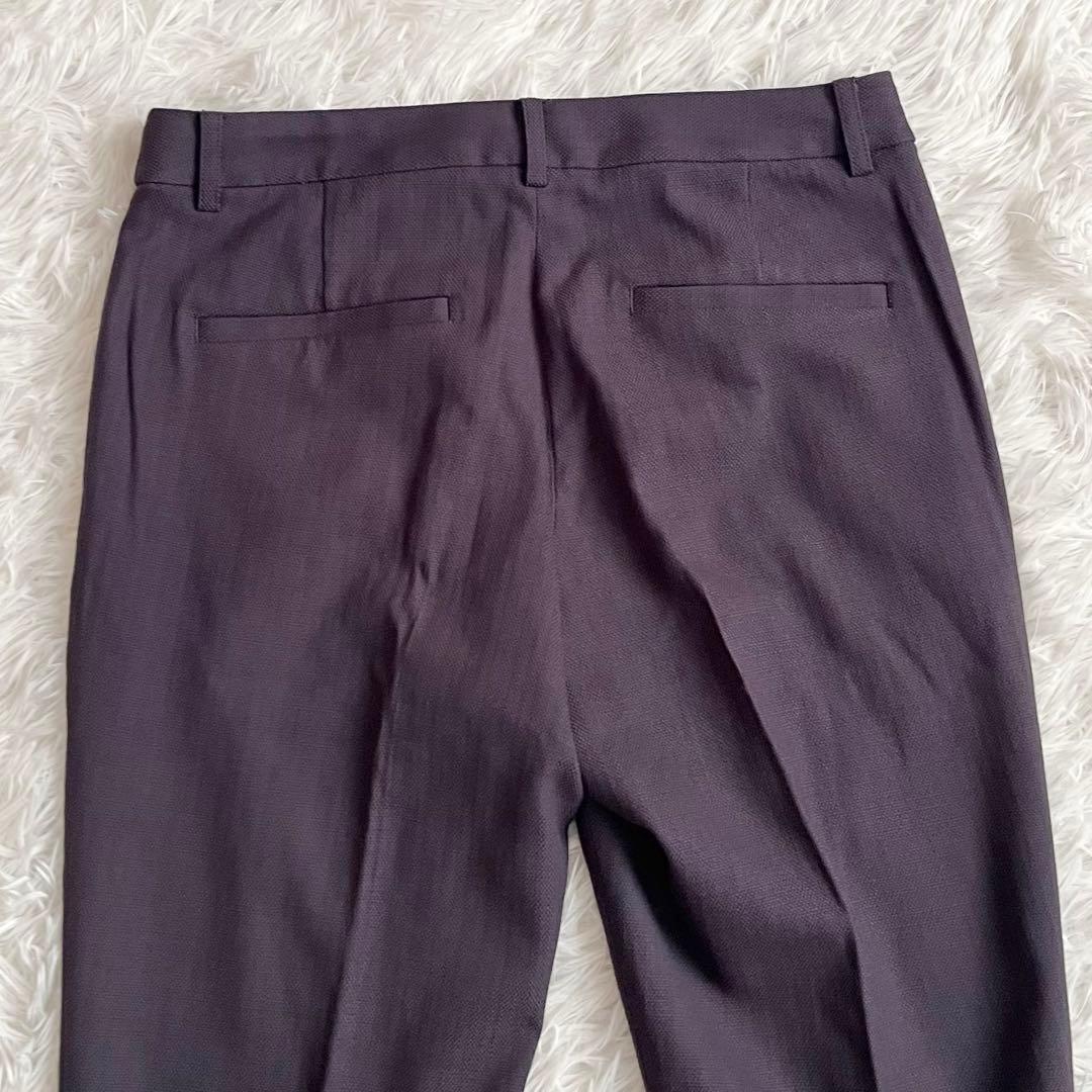 【未使用級】　グリーンレーベルリラクシング　パンツスーツ　ノーカラー　ネイビー