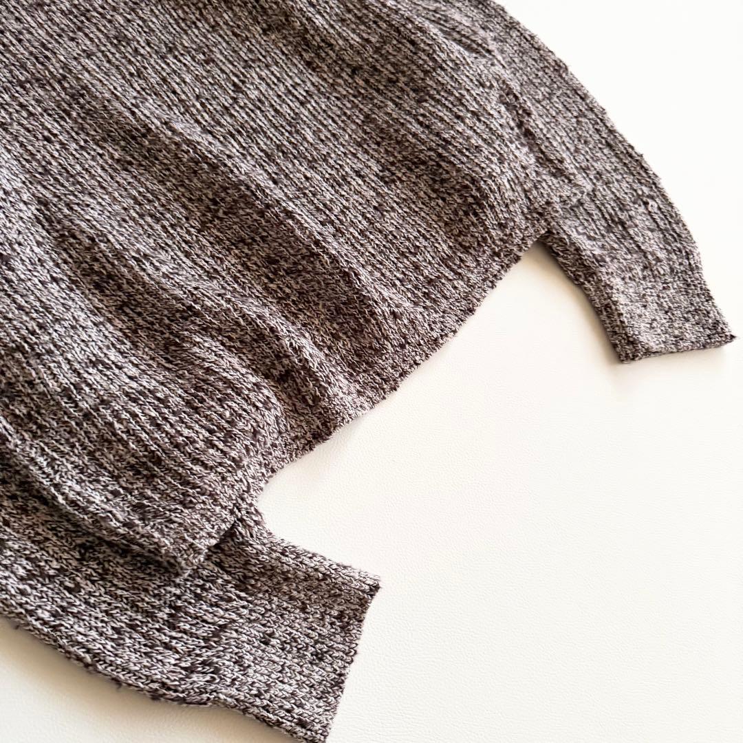 23SS 【オーラリー】コットンスラブリブスキッパーニット 小松菜奈着用 3