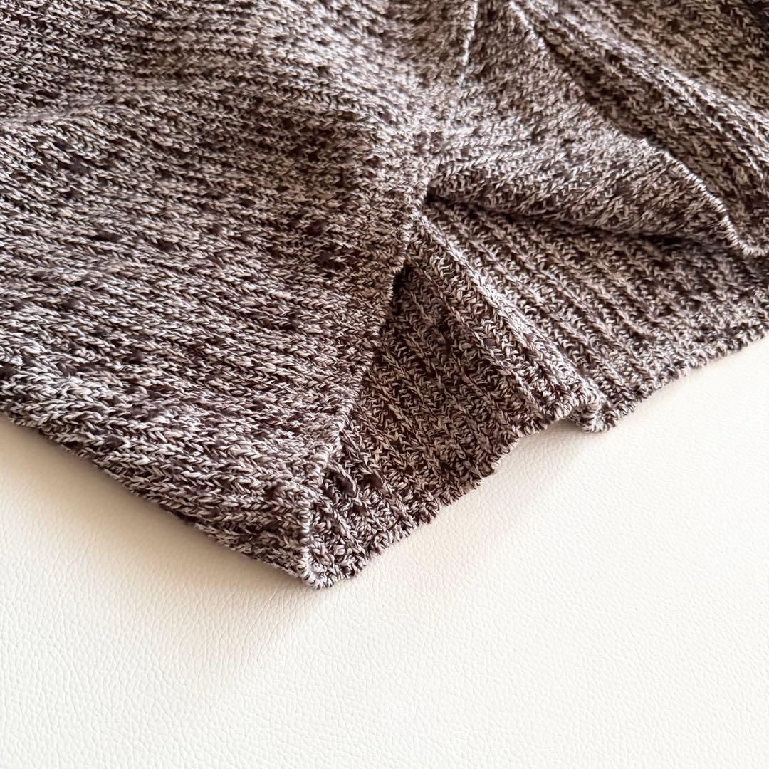 23SS 【オーラリー】コットンスラブリブスキッパーニット 小松菜奈着用 3