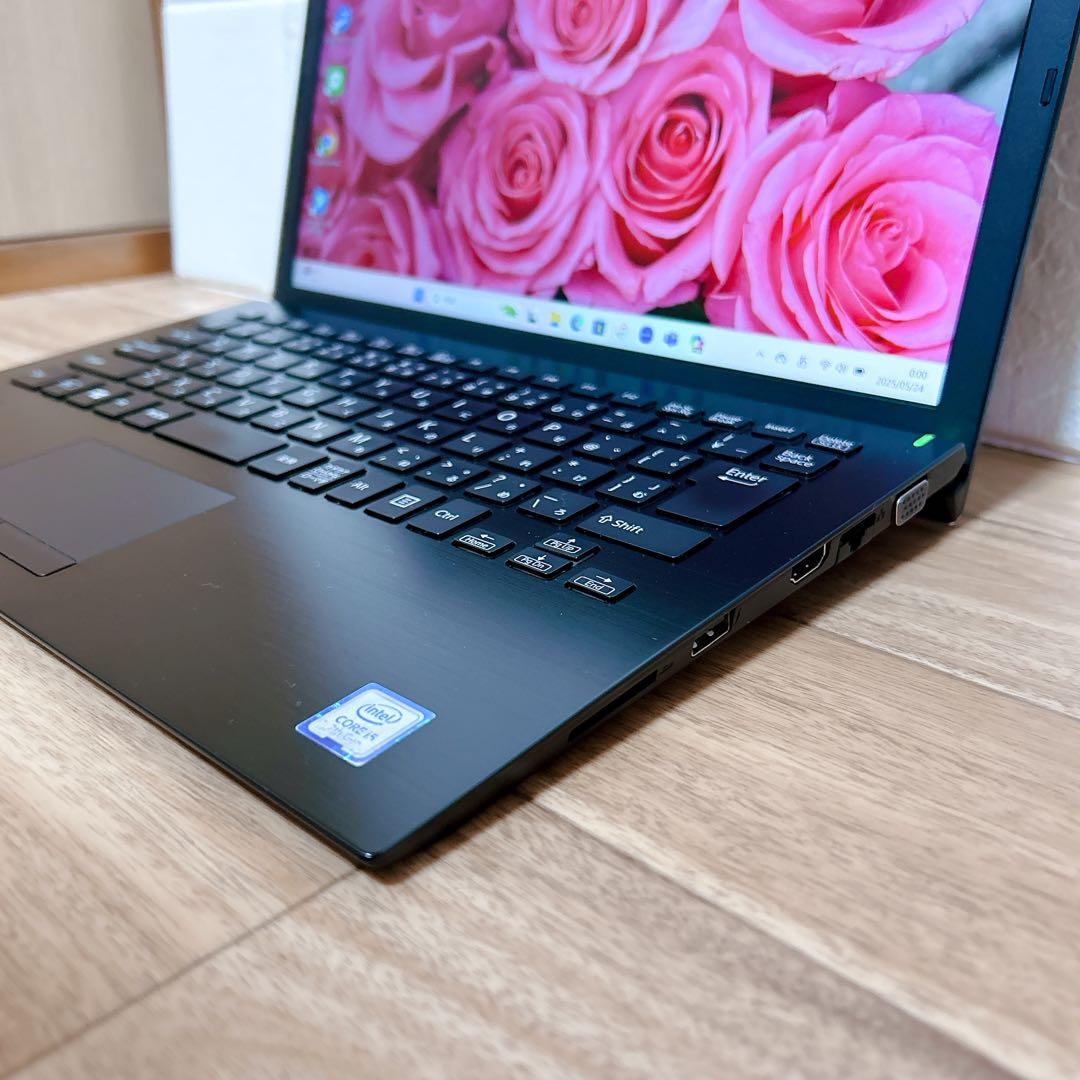 【美品】VAIO ノートパソコン✨SSD256GB✨メモリ8GB✨コンパクト薄型