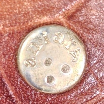 aniary アニアリ クロコ型押し レザートートバッグ ブラウン A4収納可