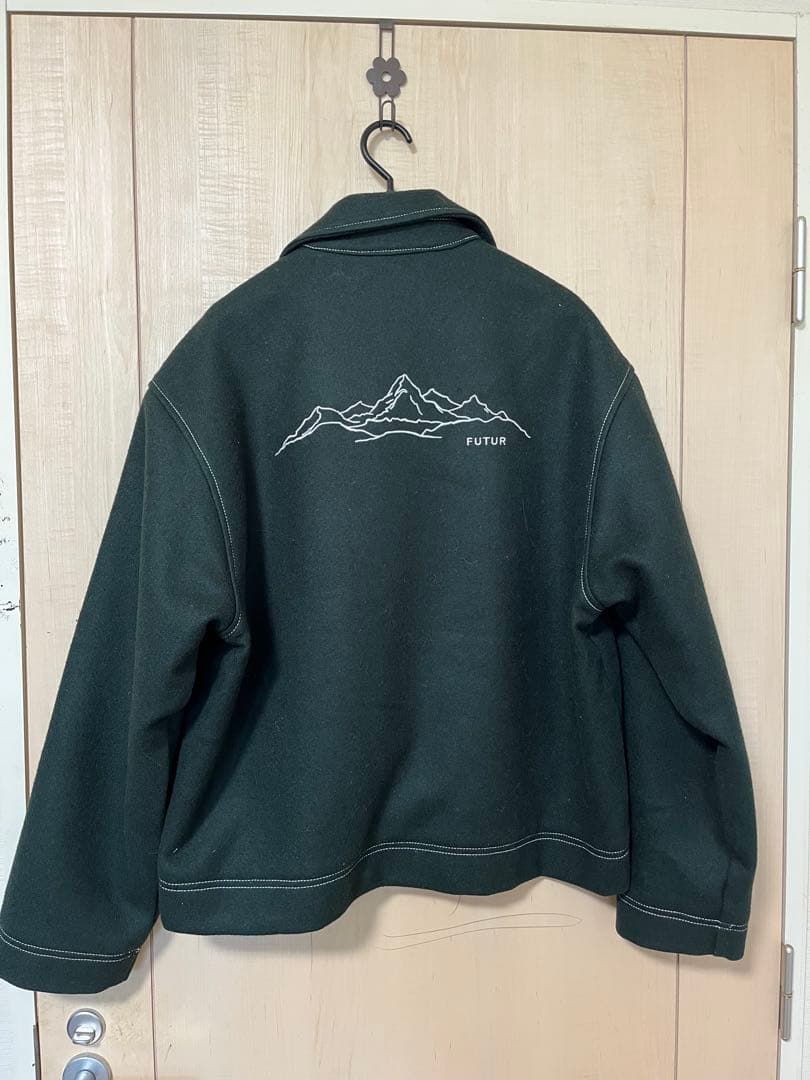 FUTUR ウール ジャンパー ダークグリーン