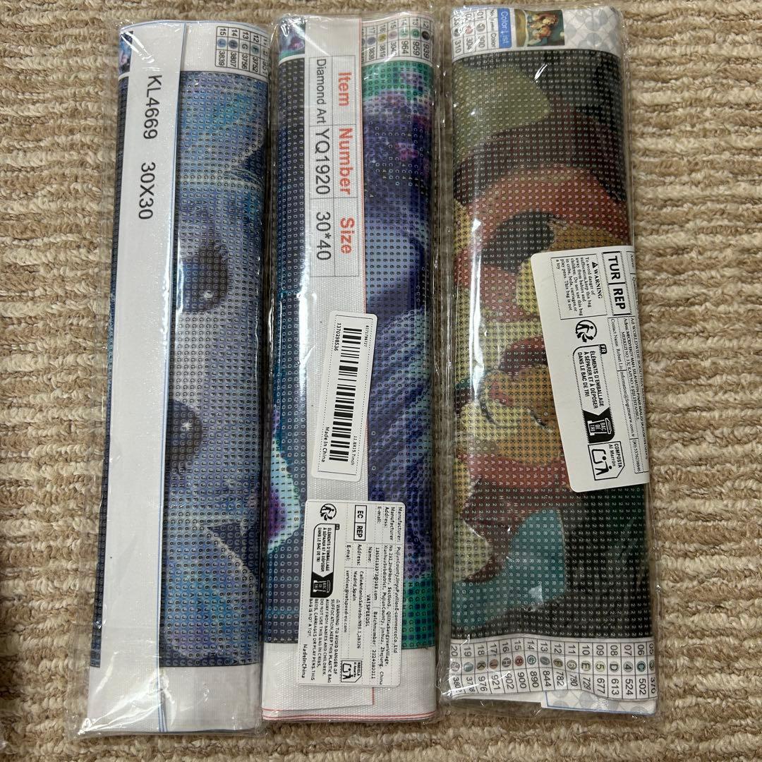 ダイヤモンドアートキット　まとめ売り 11点 おまけあり　ディズニー　多め